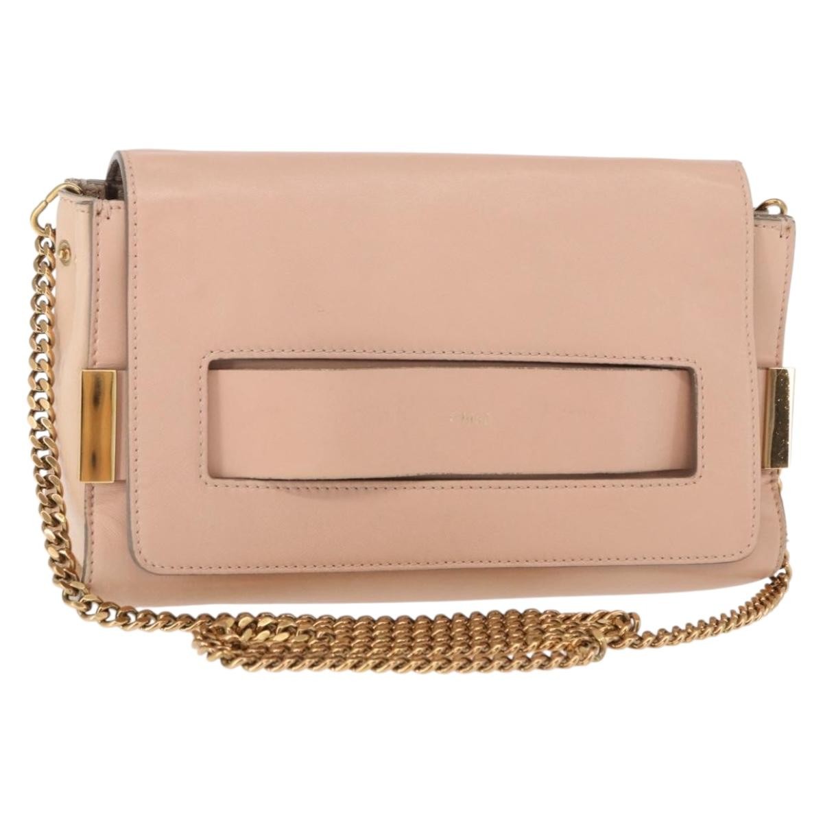 Chloe Elle Chain Clutch Leather Medium - image 1