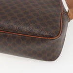 Celine Vintage Macadam Shoulder Bag Canvas and Leather - image 9
