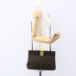 Salvatore Ferragamo Vala Shoulder Bag Suede - image 12