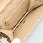 Chanel Vintage Clutch with Chain Quilted Leather Small - image 5