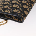 Christian Dior Vintage CD Chain Flap Shoulder Bag Diorissimo Canvas Small - image 8