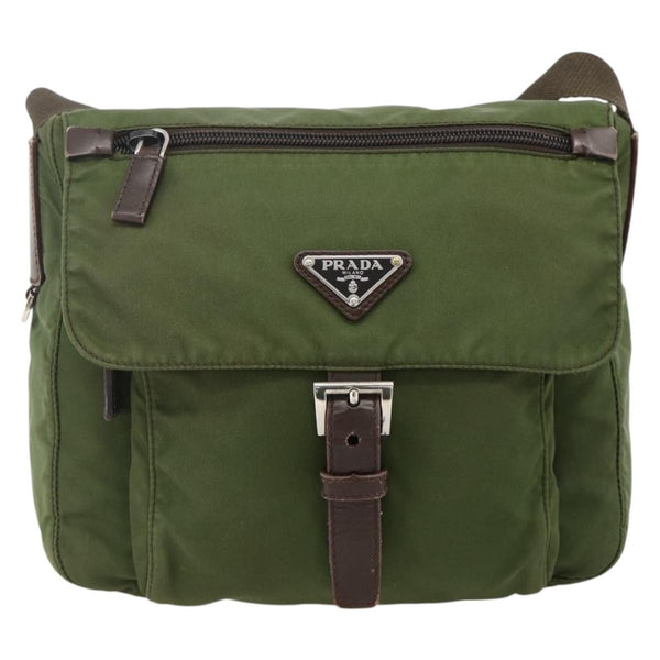 Prada Buckle Messenger Bag Tessuto Small - image 1