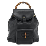 Gucci Vintage Bamboo Backpack Leather Mini - image 17
