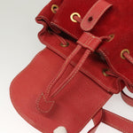 Gucci Vintage Bamboo Backpack Suede Small - image 16