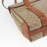 Celine Vintage Macadam Handbag Canvas and Leather - image 12