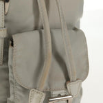 Prada Double Pocket Backpack Chain Shoulder Bag Re-Nylon Mini - image 12