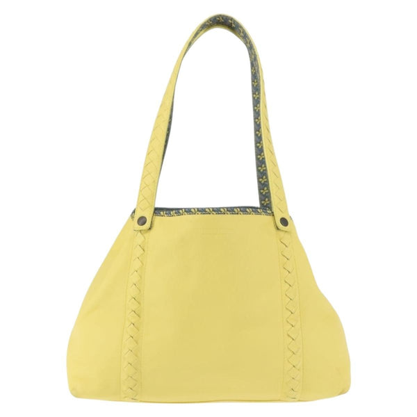 Bottega Veneta A-Shape Tote Leather with Intrecciato Detail Large - image 1