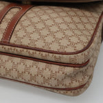 Celine Vintage Macadam Shoulder Bag Canvas and Leather - image 9