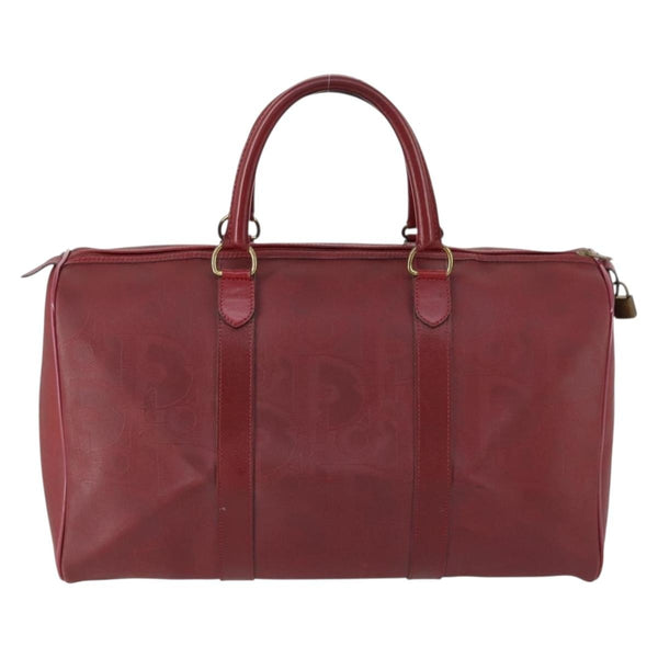 Christian Dior Vintage Trotter Duffle Bag Diorissimo Canvas Medium