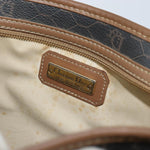 Christian Dior Vintage Honeycomb Zip Pouch Canvas and Leather - image 6