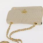 Bally Vintage Chain Shoulder Bag Quilted Leather - image 16