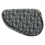 Christian Dior Vintage Saddle Coin Purse Diorissimo Canvas - image 2