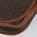 Celine Vintage Macadam Shoulder Bag Canvas and Leather - image 11
