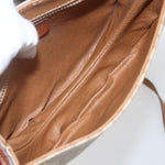 Celine Vintage Macadam Circle Logo Shoulder Bag Canvas and Leather - image 5