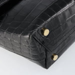 Salvatore Ferragamo Vala Shoulder Bag Embossed Leather - image 9