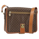 Celine Vintage Macadam Shoulder Bag Canvas and Leather - image 14