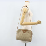 Christian Dior Vintage Honeycomb Shoulder Bag Canvas and Leather - image 13