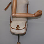 Celine Vintage Macadam Shoulder Bag Canvas and Leather - image 14