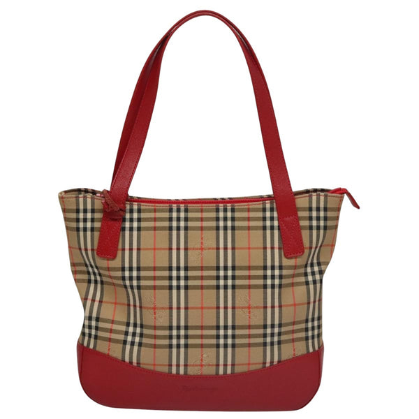 Burberry Nova Check Tote Canvas and Leather - image 1
