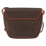 Celine Vintage Macadam Shoulder Bag Canvas and Leather - image 2