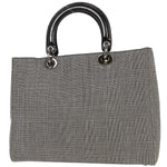 Christian Dior Vintage Lady Dior Bag Houndstooth Canvas Medium - image 2