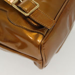 Gucci Vintage Bamboo Backpack Patent Mini - image 11