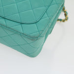 Chanel Square Classic Single Flap Bag Quilted Lambskin Mini - image 17