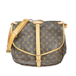 Louis Vuitton Saumur Handbag Monogram Canvas 35 - image 1