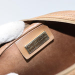 Christian Dior Vintage Honeycomb Shoulder Bag Canvas and Leather - image 6