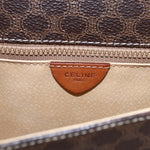 Celine Vintage Macadam Shoulder Bag Canvas and Leather - image 6