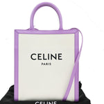 Celine Vertical Cabas Tote Canvas with Leather Small - image 1