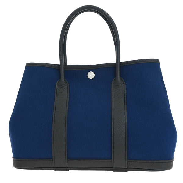 Hermes Garden Party Tote Toile and Leather 30