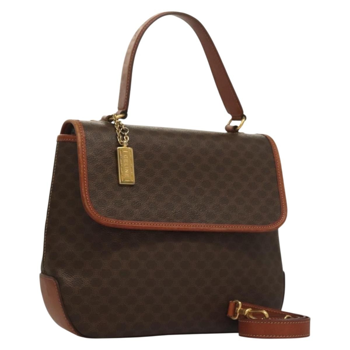 Celine Triomphe vintage handbag Macadam canvas - image 1