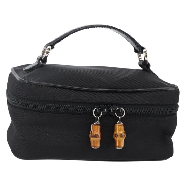 Gucci Vintage Bamboo Vanity Case Nylon - image 1