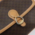 Celine Vintage Macadam Shoulder Bag Canvas and Leather - image 17