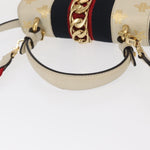 Gucci Sylvie Top Handle Bag Printed Leather Mini - image 16