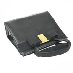 Salvatore Ferragamo Convertible Vara Bow Tote Lizard Embossed Leather Small - image 8