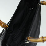 Gucci Vintage Bamboo Handle Bag Nylon - image 16