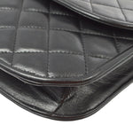 Chanel Vintage Round Flap Bag Quilted Lambskin Small - image 6