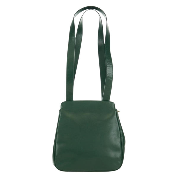 Celine Circle Logo Shoulder Bag Leather