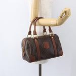 Celine Vintage Macadam Handbag Canvas and Leather - image 13