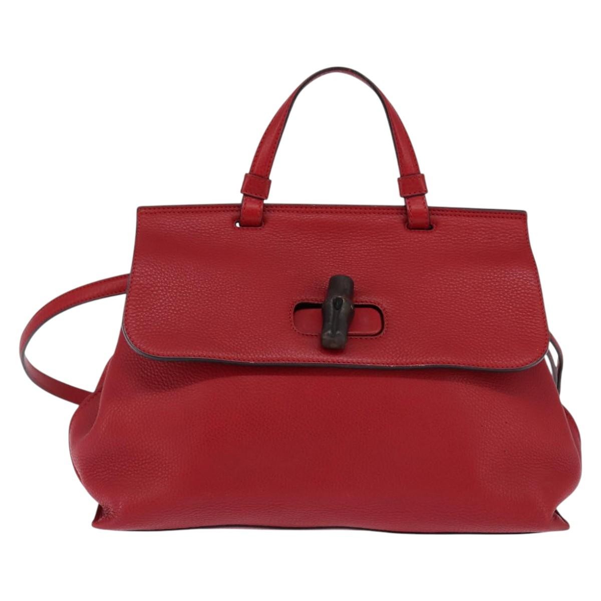 Gucci Bamboo Daily Top Handle Bag Leather Large - image 1