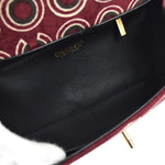 Chanel CC Top Handle Bag Coco Print Velvet Medium - image 3