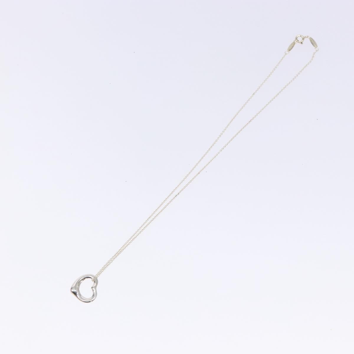 Tiffany & Co. Elsa Peretti Open Heart Pendant Necklace Sterling Silver 22mm - image 1