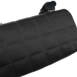 Chanel Chocolate Bar Flap Bag Quilted Satin Mini - image 7