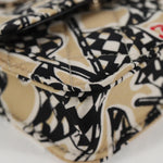 Chanel Flap Card Holder on Chain Quilted Printed Canvas - image 12