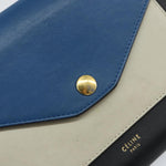 Celine Pocket Envelope Wallet on Chain Leather Medium - image 13