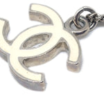 Chanel CC Logo Pendant Necklace Metal - image 3