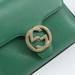 Gucci Interlocking Chain Crossbody Bag Leather Small - image 13