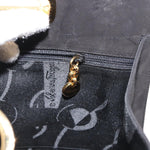 Salvatore Ferragamo Vintage Gancini Chain Shoulder Bag Suede Small - image 20